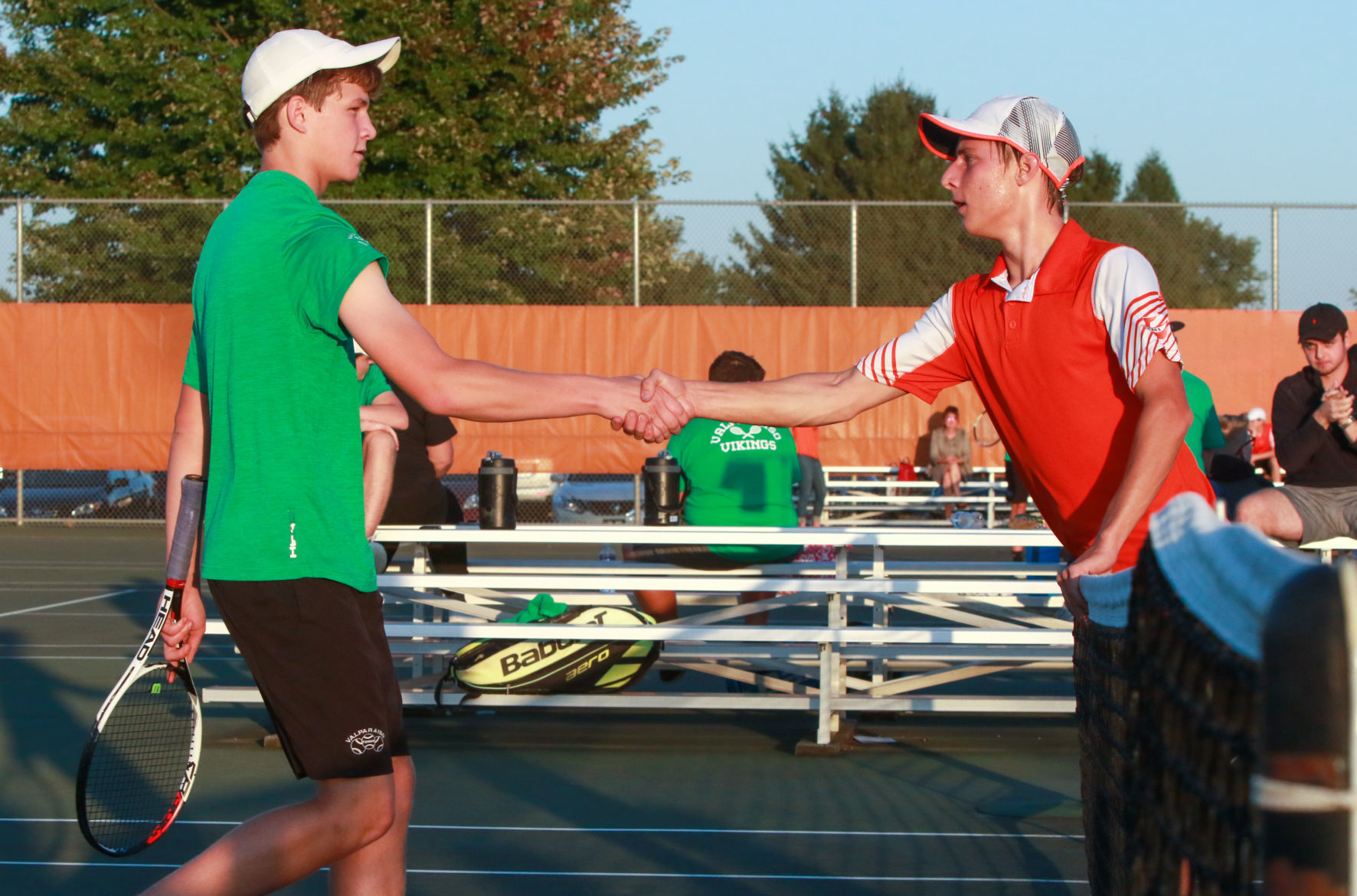 Valparaiso vs. LaPorte Boys Regional Tennis semifinals